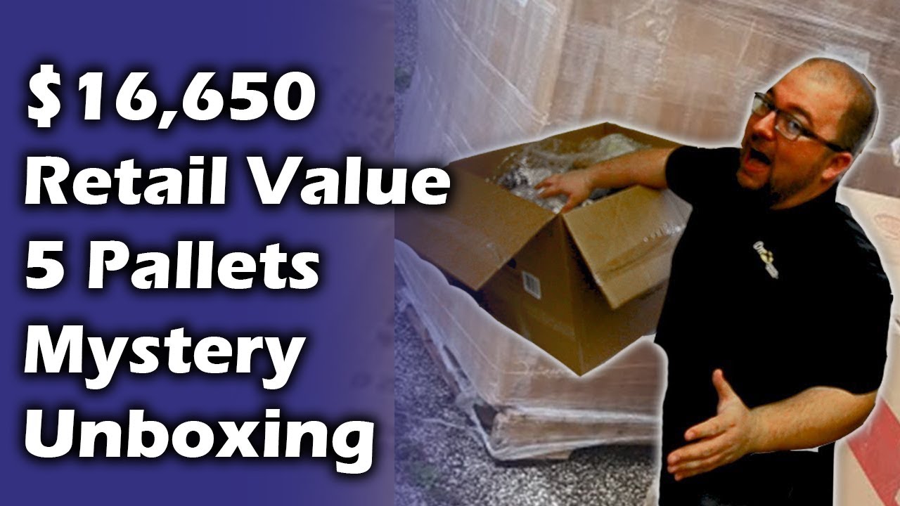 Brand New Massive Liquidation Pallet Unboxing General Merchandise