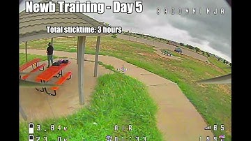 Newb freestyle drone pilot training - day 5 working on split s and prop wash control #shorts