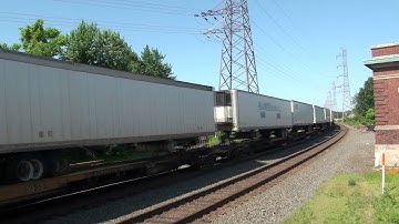 NS 21M with Fedex Multimodals, Cool Crew, and Horn Salute Through Bound Brook