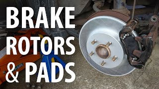 How to: Change REAR disc brakes, rotors &amp; pads (Ford Mondeo Mk3)