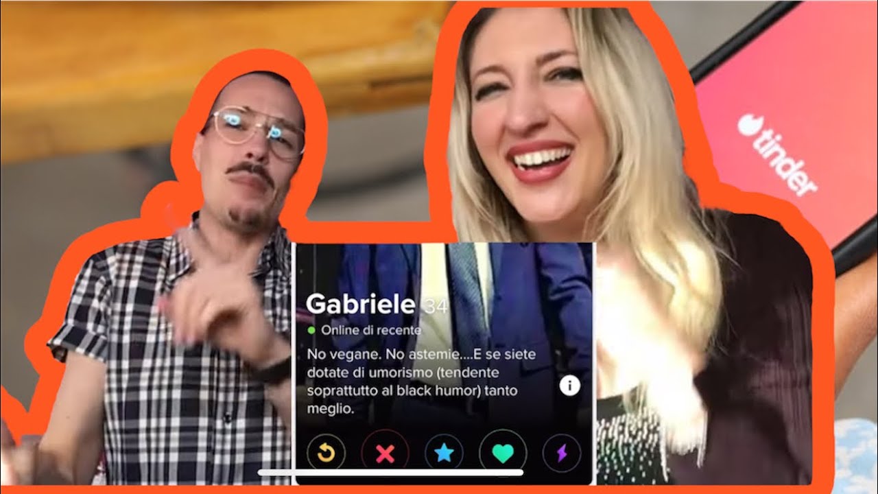 Io e il Pezzollo reagiamo ai profili su Tinder