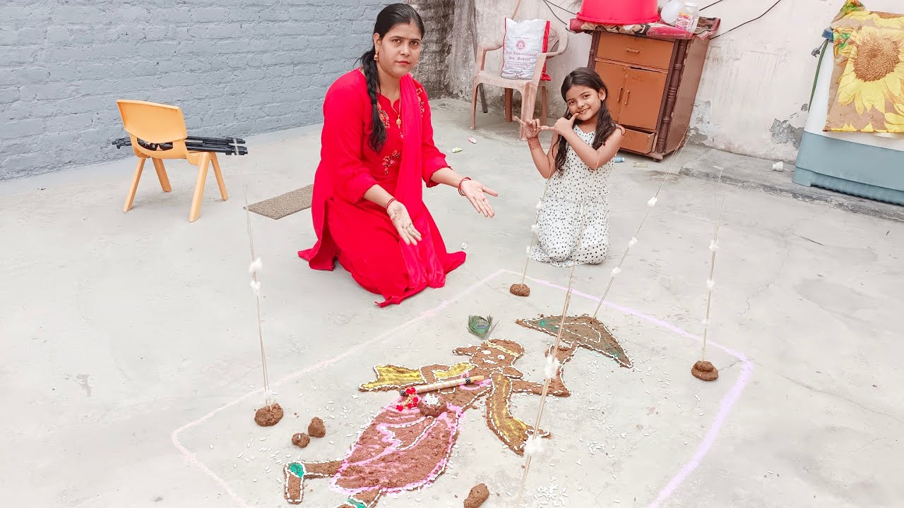 Goverdhan Pooja Vlog 🙏/Kavita family Vlog - YouTube