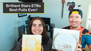 Brilliant Stars Pokémon Elite Trainer Boxes (ETB), Best Pulls We've Ever Gotten!