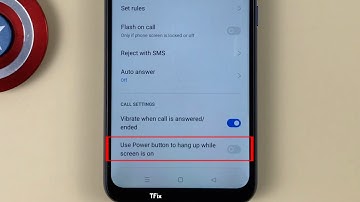 How to Use the Power button to hang up a call on Realme C15 Android 11