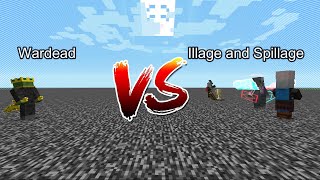 Wardead vs Illage and Spillage  Mob Battle  Minecraft