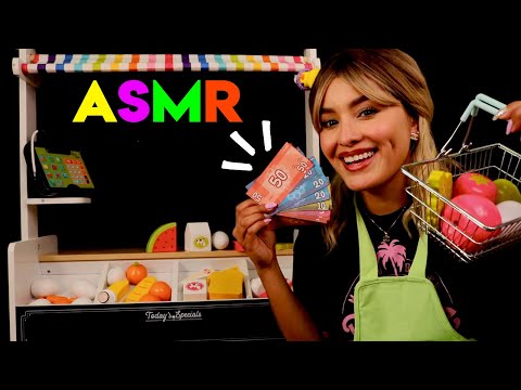 Tu 🍭 HERMANA PEQUEÑA 👧🏻 JUEGA contigo al SUPERMERCADO 😱 I (Todo es de MADERA) I Ges ASMR