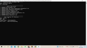 UTS Algoritma Pemrograman
