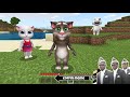 I found Real Talking Tom and Friends in Minecraft - Coffin Meme