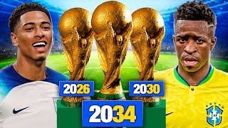 SIMULANDO as COPAS do MUNDO de 2026, 2030 e 2034 no EA FC 🏆