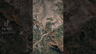 Crecimiento de Santiago en Google Earth 1984 - 2020 #Shorts