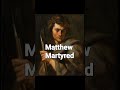How Matthew The Disciple Was Killed Christianity Shorts Martyr Matthew Catholic Passion