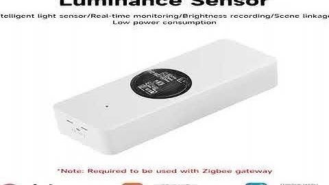 Tuya ZigBee Light Sensor Luminance Sensor Illumination Brightness Detector Home Automation