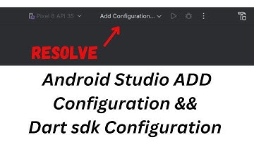 🔥 Fix "Edit Configurations" & Dart SDK Not Configured in Android Studio | Flutter Setup Guide