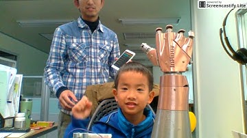 Linkit7697+InMoov Arm do the finger-guessing game