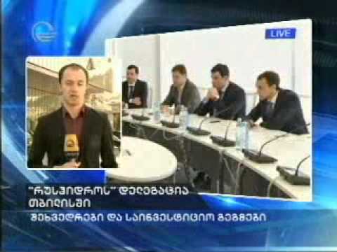 შეხვედრა „RusHydro\"-სთან