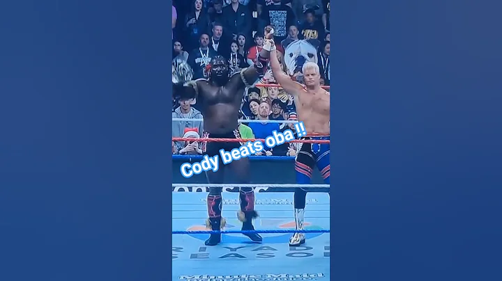 Cody Rhodes vs Oba Femi at Saturday nights main event | 13th December 25'