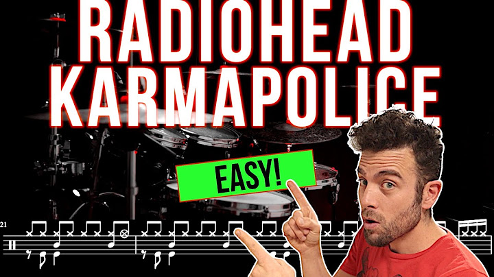 Karma Police Drums version - Drums performance video thumbnail