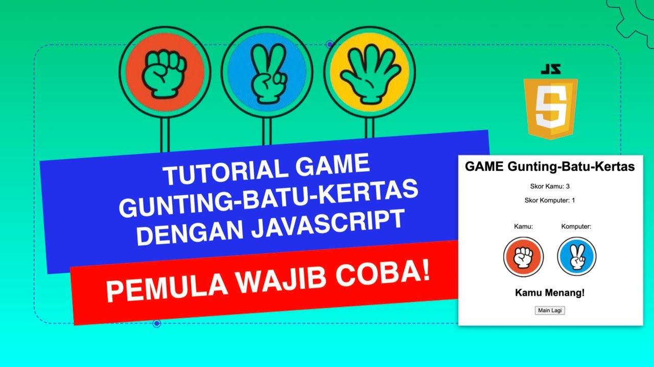Tutorial Game JavaScript HTML CSS Sederhana - YouTube