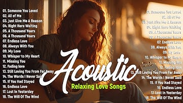 Acoustic songs 2025 🌸Chill Acoustic Music 2025 New Songs
