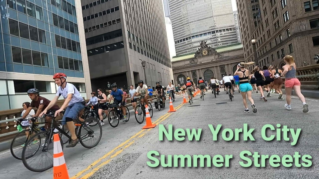 Virtual Bike Ride | New York City Summer Streets 2025 | Indoor Cycling Workout Video!