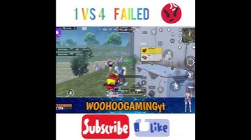Bgmi 1v4 failed 😣 #bgmi #pubgmobile #pubg #viral
