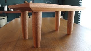 Making a Step Stool with Turned Legs
