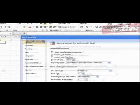 Show the recent documents list in Excel 2010