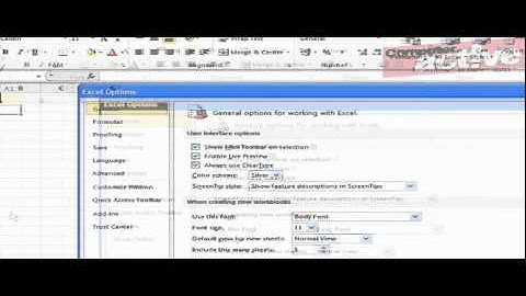 Show the recent documents list in Excel 2010