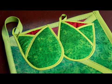 Cómo hacer AGARRADORES DE OLLAS con retazos de tela/fácil/para tu cocina,para regalar o para vender.