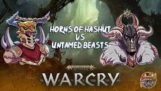 Age of Sigmar Warcry Battle Report: Horns of Hashut vs Untamed Beasts