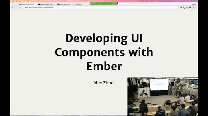Developing UI Components with Ember - Alex Zirbel