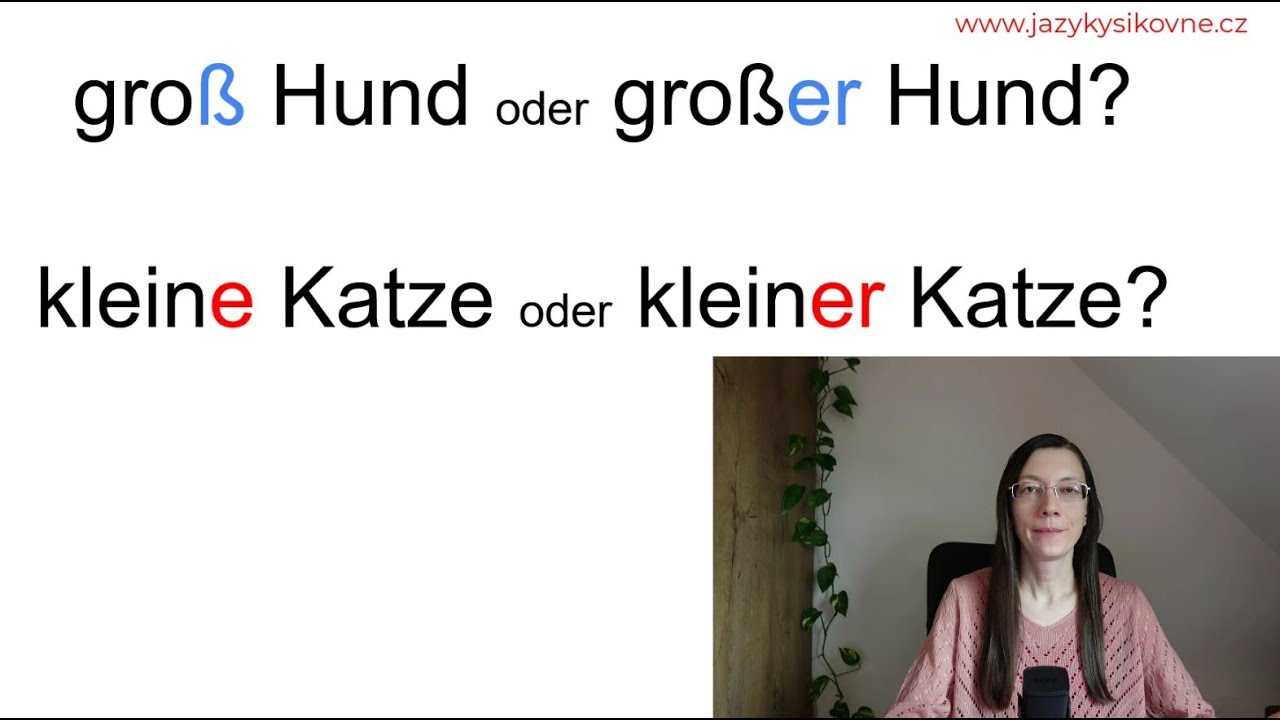 💪Přídavná jména v němčině.