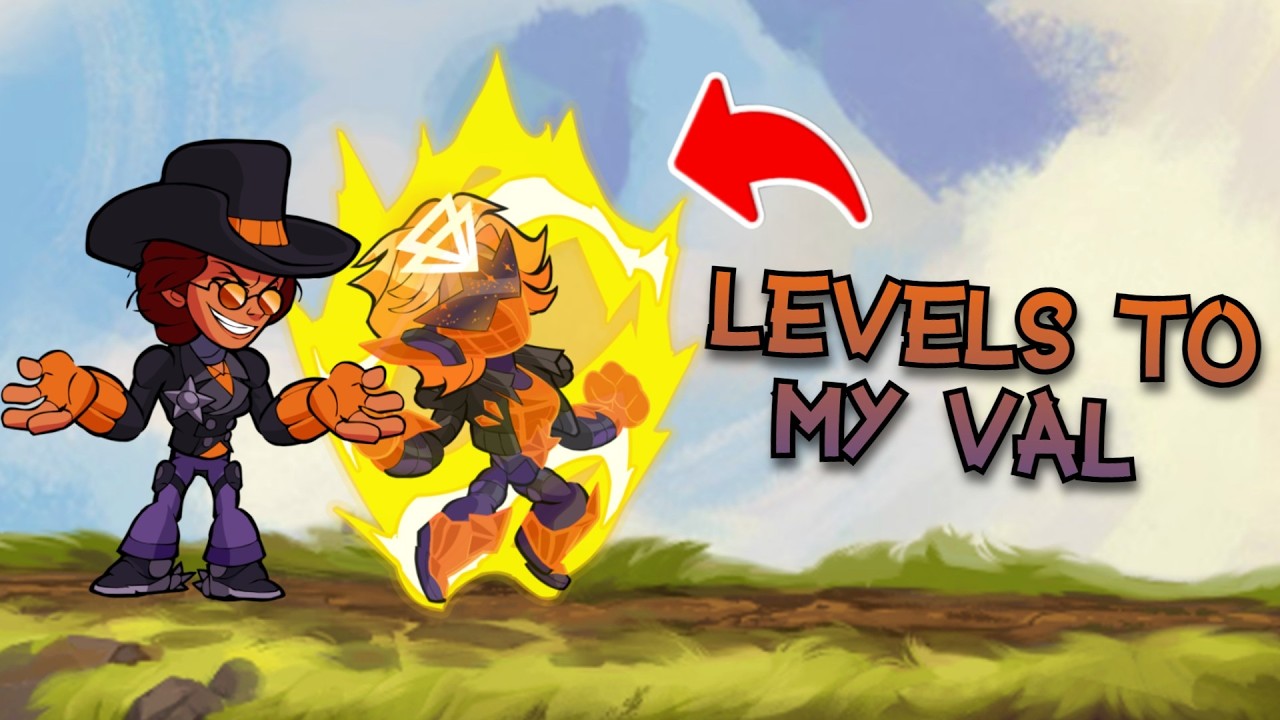 Showing LEVELS To My VAL In Brawlhalla Ranked 2v2 - YouTube