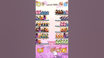 Bird Sort Color Level 4355 #games #gaming #gameplay