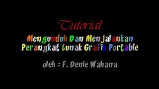 Tutorial Mengunduh Dan Menjalankan Coreldraw Portable