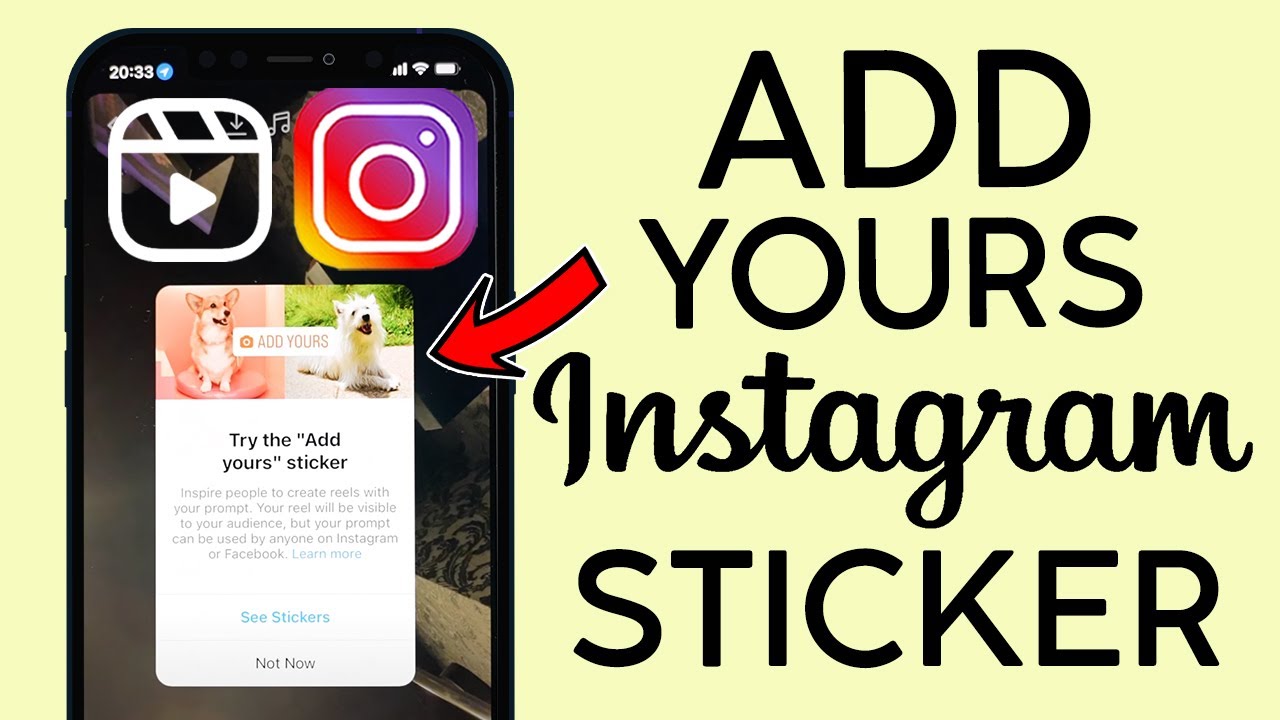 How Use the Add Your Sticker on Instagram Reel | ADD YOUR STICKER ...