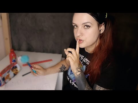 Beruhigendes Abschreiben bei einem Mathetest 📝 | ASMR |  Sanftes Flüstern & Schreibgeräusche |