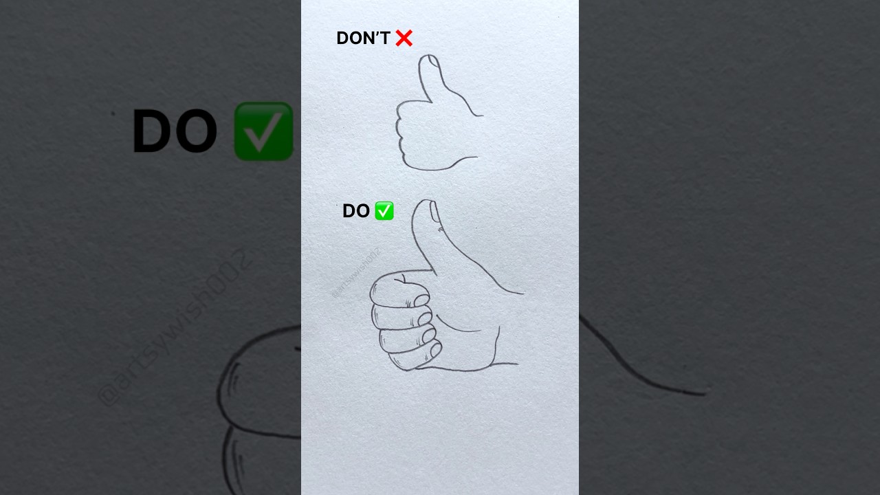 Thumb Drawing Tutorial 