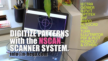 Pattern Digitizing: Digitize Patterns & Templates with the NScan Scanner System. (Pattern Digitizer)