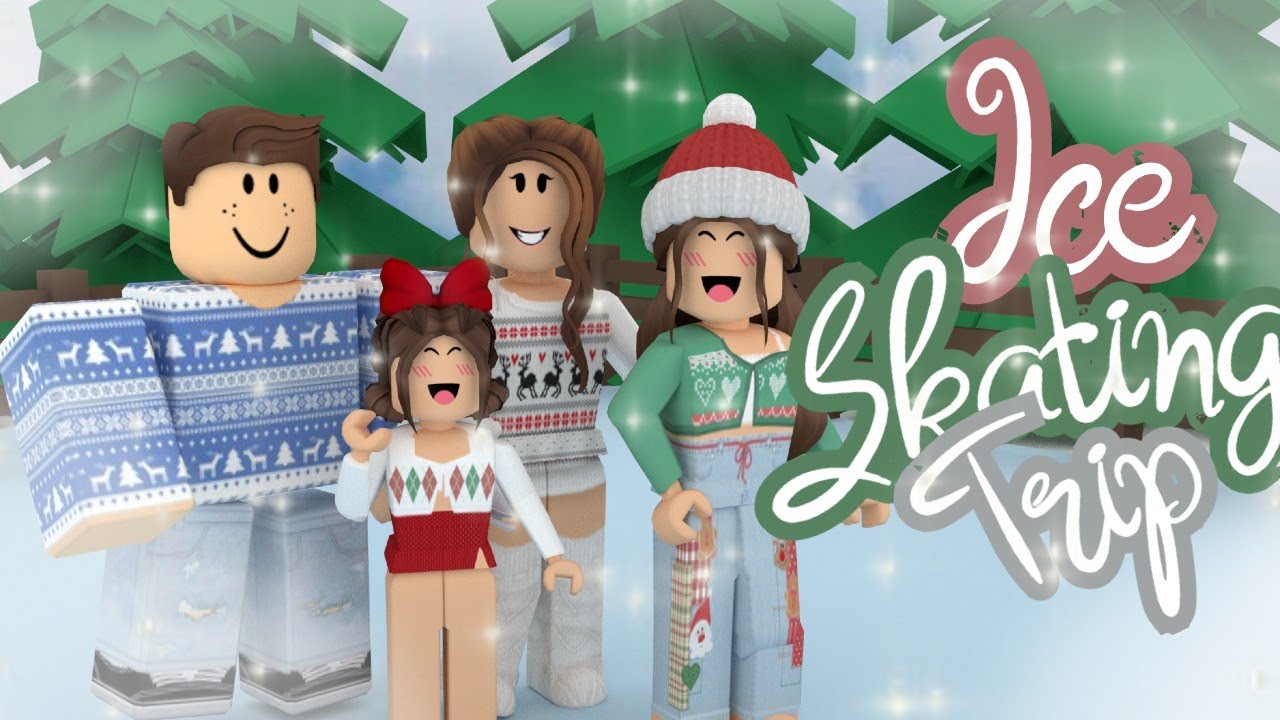 Family Went ICE SKATING! Roblox Bloxburg Roleplay YouTube