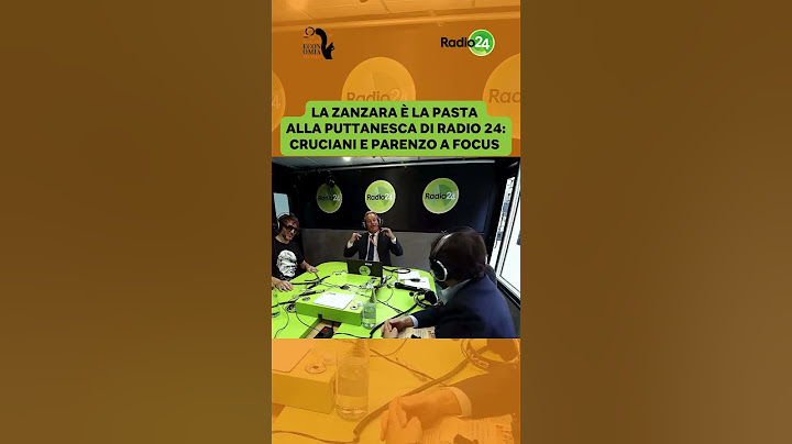 Sabastiano Barisoni: "La Zanzara è la pasta alla puttanesca di Radio 24"