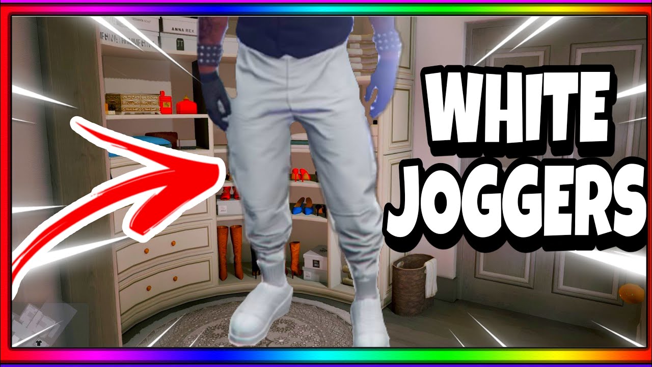 GTA 5 HOW TO GET WHITE JOGGERS AFTER PATCH 1.53 GTA Online YouTube