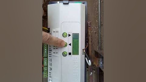 Sentry SGO6 Menu Navigation