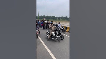 Indipendent day ride gone Wrong | Police vs biker | police stop superbike 💥