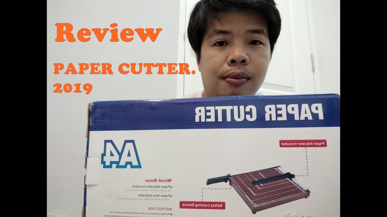 รีวิว เครื่องตัดกระดาษ PAPER CUTTER. hd YouTube