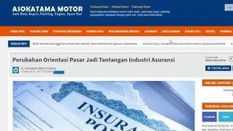 web company profile perusahaan motor berbasis php mysql