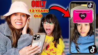 8 YEAR OLD REACTS TO SISTER'S TIK TOKS!! **EXPOSED** | Familia Diamond