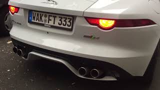 Jaguar F-Type R AMAZING Starting Engine sound