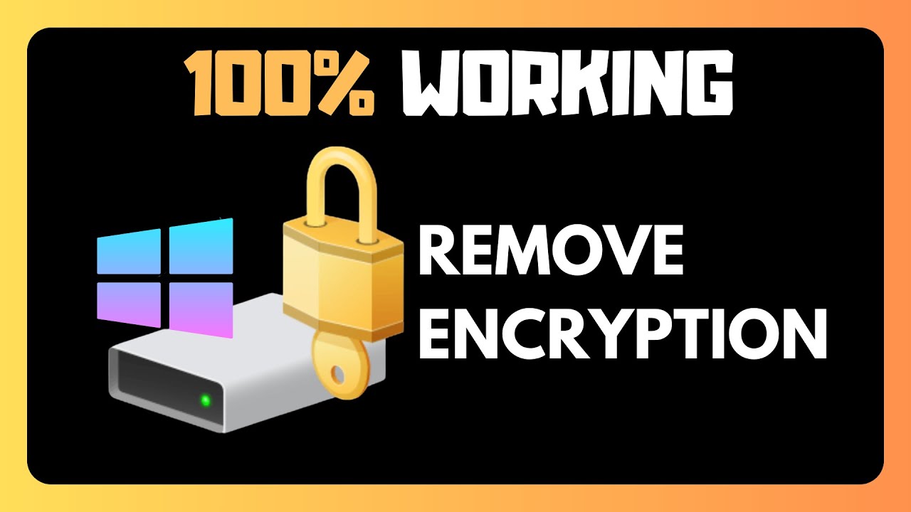 EASY WAYS On How To REMOVE BitLocker Encryption In Windows Or Computer ...