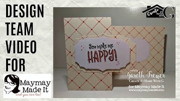 MAYMAYMADEIT.COM DESIGN TEAM VIDEO: Z FOLD CARD